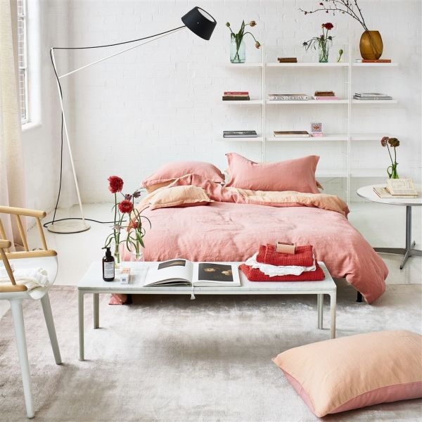Designers Guild Biella Blossom & Peach Duvet | Allium Interiors