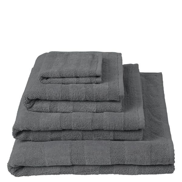 Designers Guild Towels Coniston Charcoal - Hand Towel | Allium Interiors