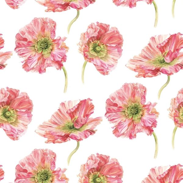 Designers Guild Fabric Coquelicot Coral | Allium Interiors