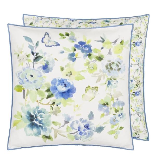 Designers Guild Cushion Fiore D'Acqua Delft | Allium Interiors