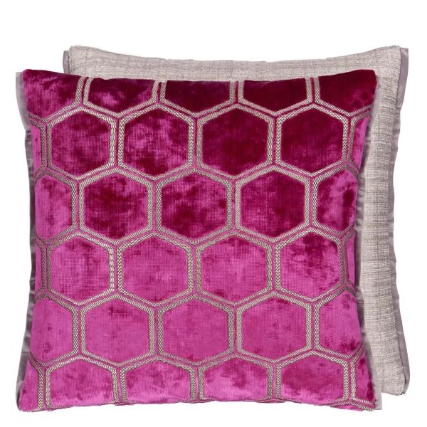 Designers Guild Cushion Manipur Fuchsia | Allium Interiors