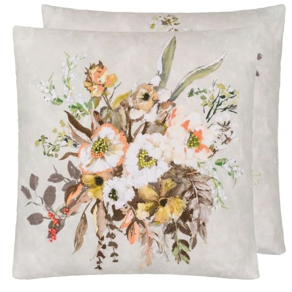 Designers Guild Cushion Margaretta Sepia | Allium Interiors