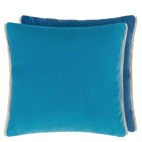 Designers Guild Cushion Varese Azure & Teal | Allium Interiors