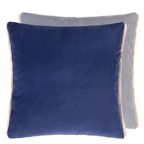 Designers Guild Cushion Varese Indigo & Smoke | Allium Interiors