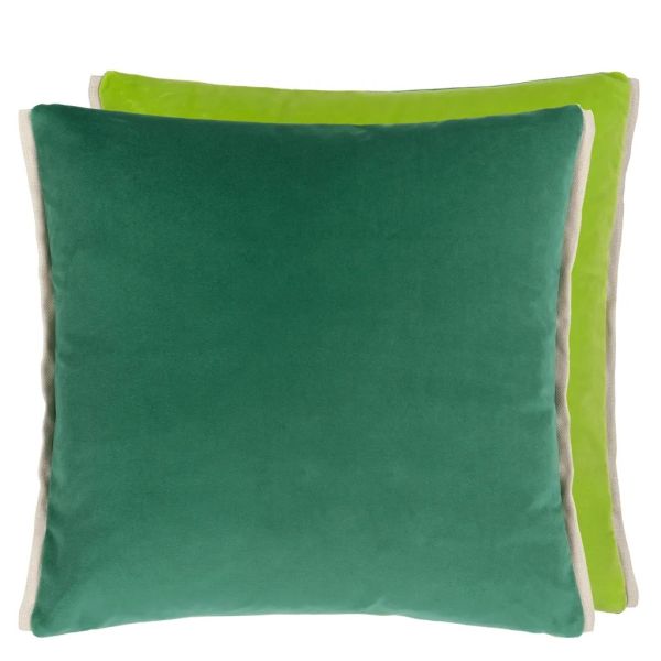 Designers Guild Cushion Varese Viridian & Apple | Allium Interiors