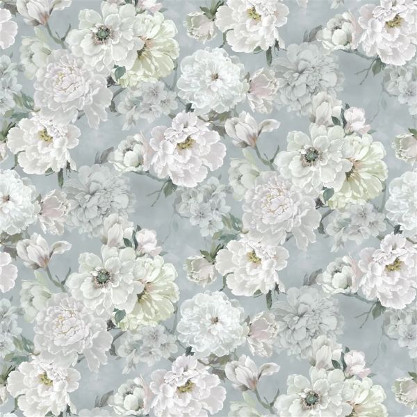 Designers Guild Fabric Fleur Blanche Platinum | Allium Interiors