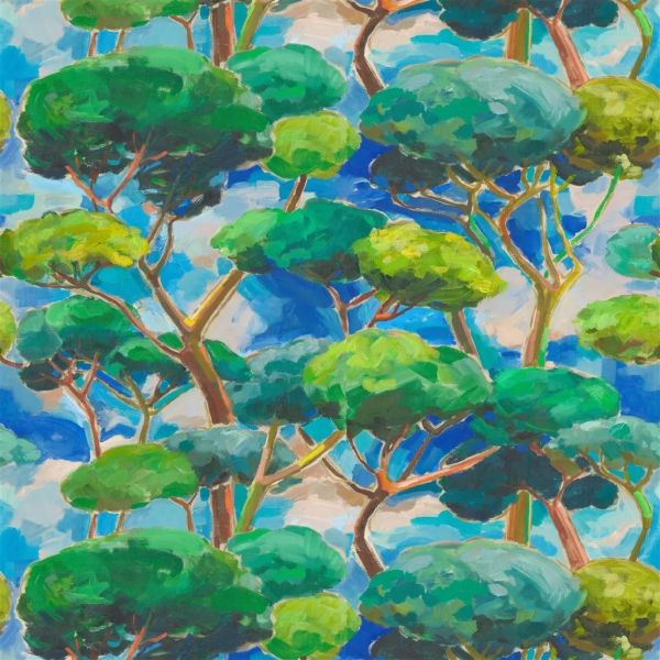 Designers Guild Fabric Matsu Cobalt | Allium Interiors