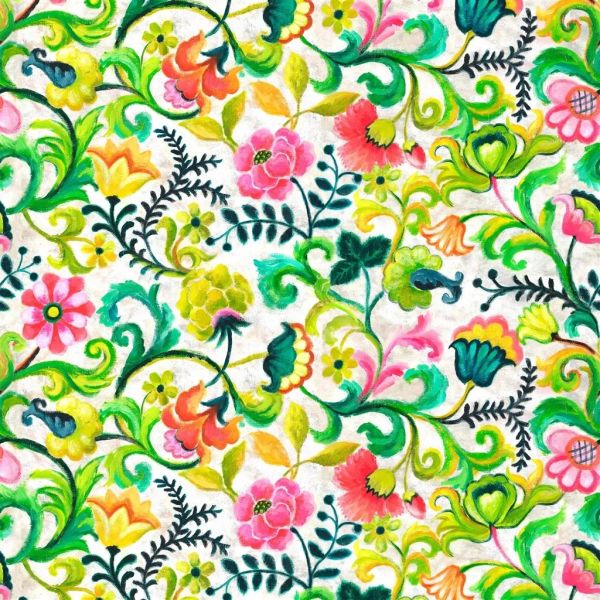 Designers Guild Fabric Osier Damassé Fuchsia  | Allium Interiors