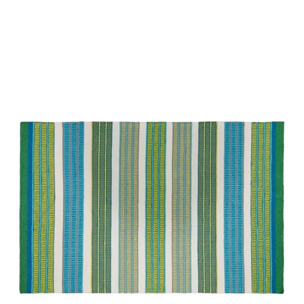 Designers Guild Rug Mahakam Cobalt Outdoor | Allium Interiors