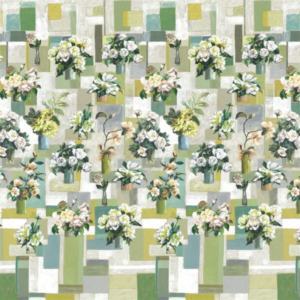 Designers Guild Wallpaper Celadon Vase  | Allium Interiors