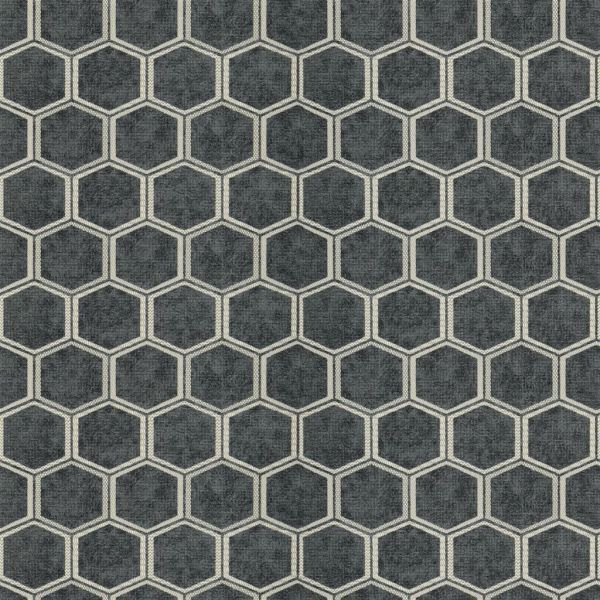 Designers Guild Wallpaper Manipur Charcoal | Allium Interiors