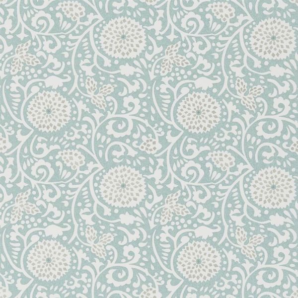 Designers Guild Wallpaper Shaqui Eau De Nil | Allium Interiors