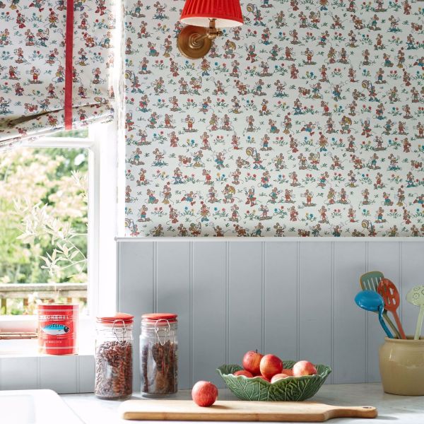 Sanderson Wallpaper Disney Mickey & Minnie Allsorts | Allium Interiors