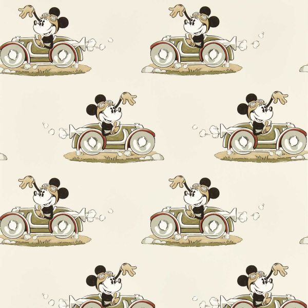 Sanderson Wallpaper Disney Minnie On The Move Babyccino | Allium Interiors