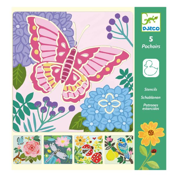 Djeco Stencils Garden Wings | Allium Interiors