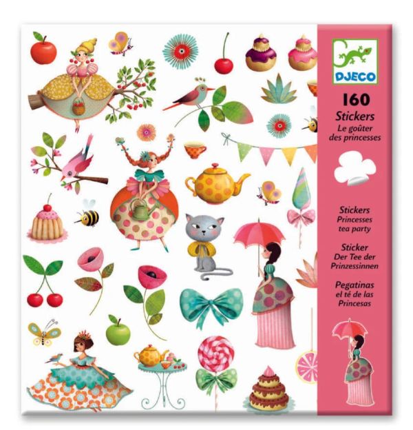 Djeco Stickers Princess Tea Party | Allium Interiors