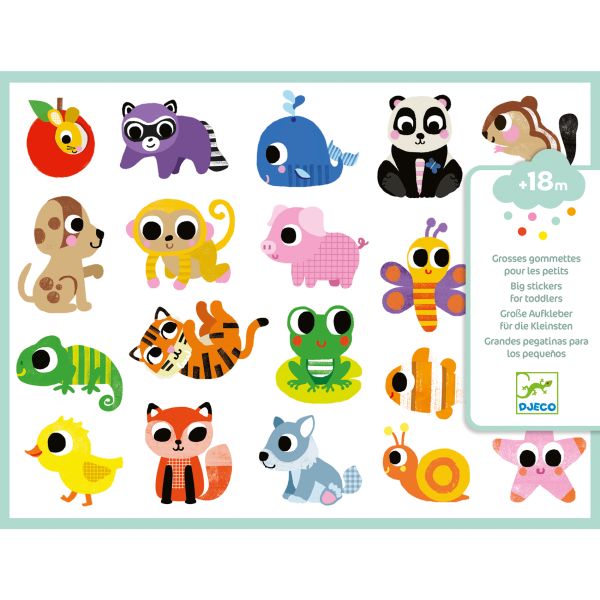 Djeco Stickers Baby Animals | Allium Interiors