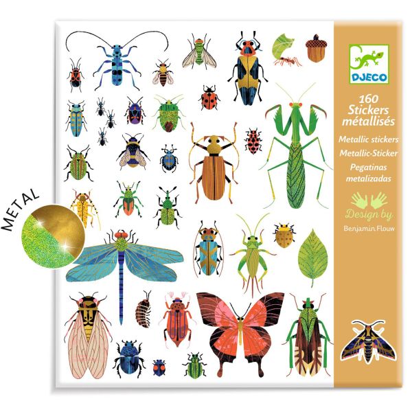 Djeco Stickers Microcosmos Metallic | Allium Interiors