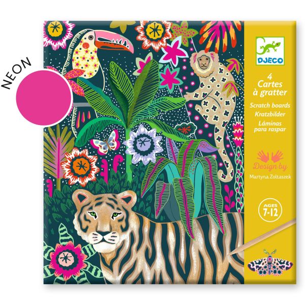 Djeco Scratch Card Rococo | Allium Interiors