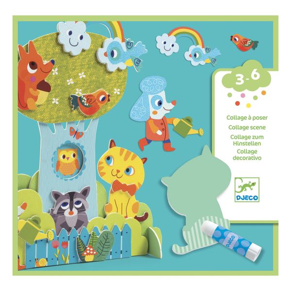 Djeco Collage Scene Garden Pals | Allium Interiors