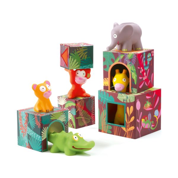 Djeco TopaniJungle Stacking Blocks | Allium Interiors