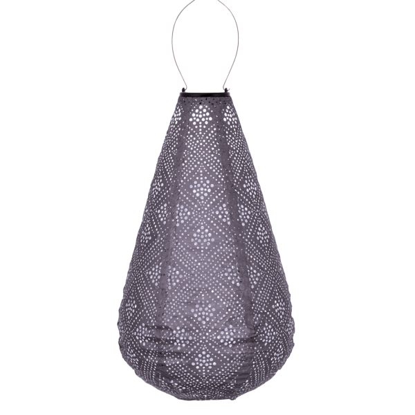 Lumiz Lantern Drop 28cm Mauve Purple Topaz | Allium Interiors