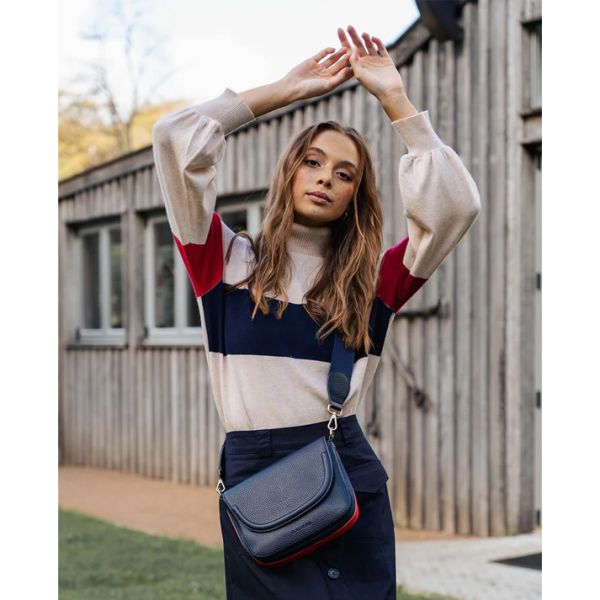 Elms+King Mercer Crossbody French Navy | Allium Interiors