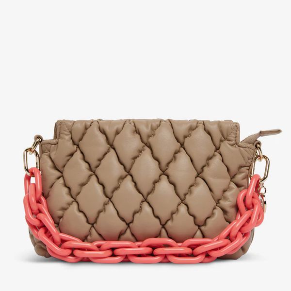 Elms+King Milano Crossbody Taupe | Allium Interiors