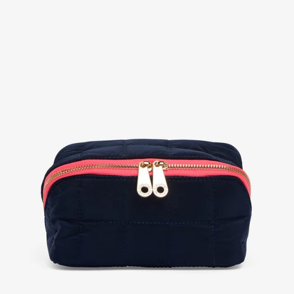 Elms+King Washbag Mini French Navy | Allium Interiors