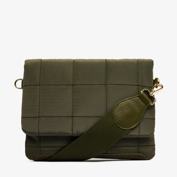 Elms+King Windsor Crossbody Khaki | Allium Interiors