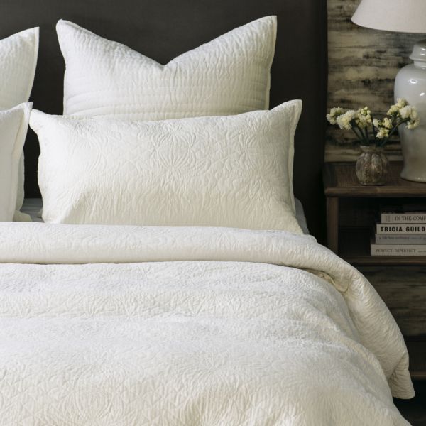 Bianca Lorenne Fontanella Ivory Duvet Cover | Allium Interiors