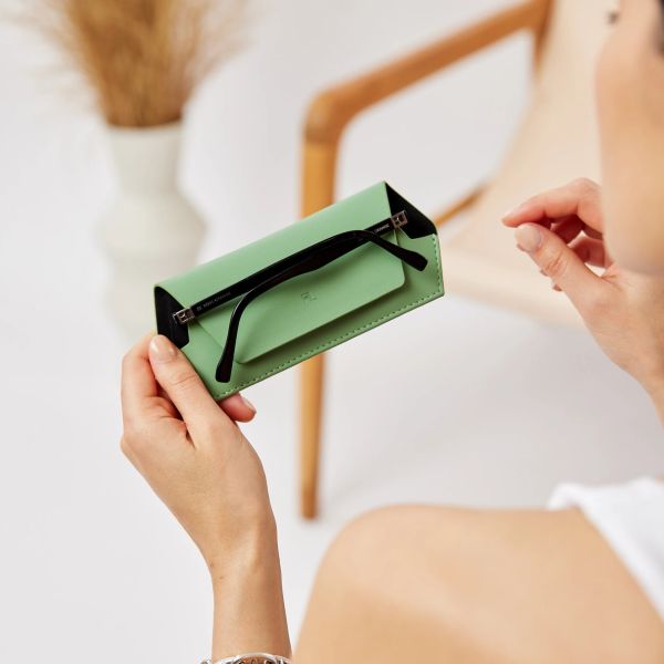 Fox & Leo Glasses Case Sage | Allium Interiors