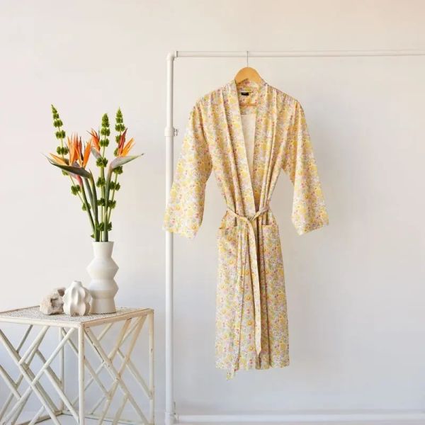 George Street Linen Robe Liberty Print Betsy | Allium Interiors