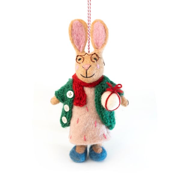 Vevoke Christmas Decoration NZ Wool Babushka  | Allium Interiors