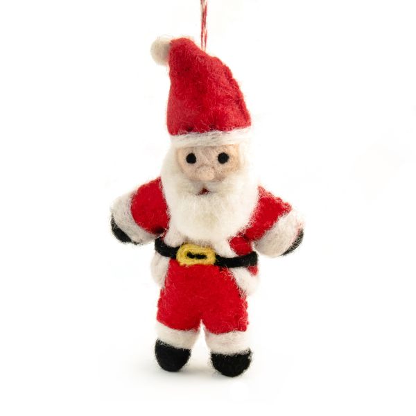 Vevoke Christmas Decoration NZ Wool Santa Claus | Allium Interiors