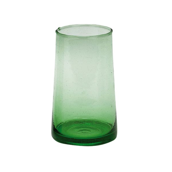 Moroccan Green Cone Glass | Allium Interiors