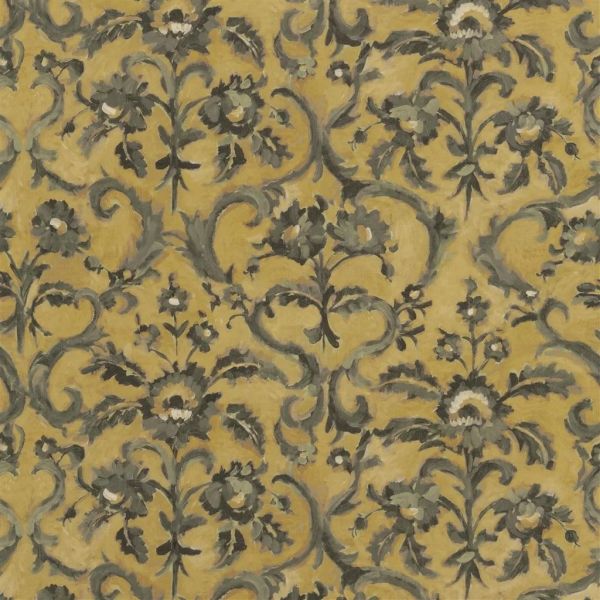 Designers Guild Fabric Guerbois Ochre | Allium Interiors