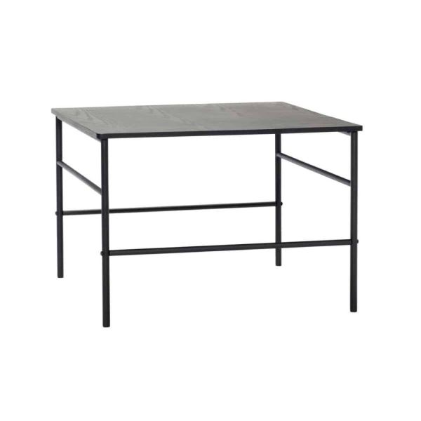 Hübsch Norm Coffee Table Black Iron/Wood | Allium Interiors