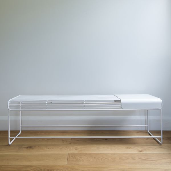 Ico Traders Benmore Bench Seat White | Allium Interiors