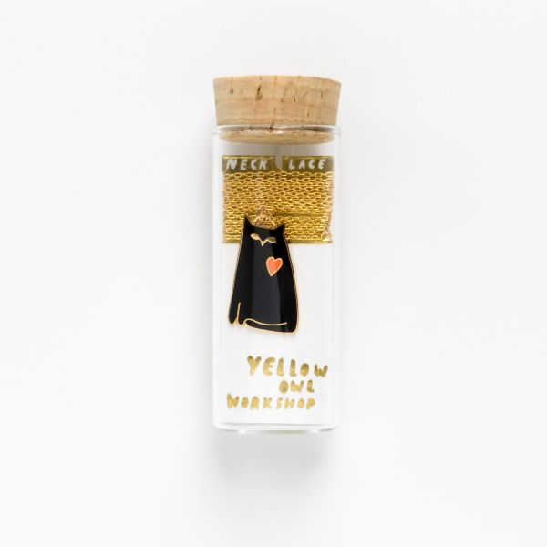 Yellow Owl Workshop Necklace Cat Love | Allium Interiors