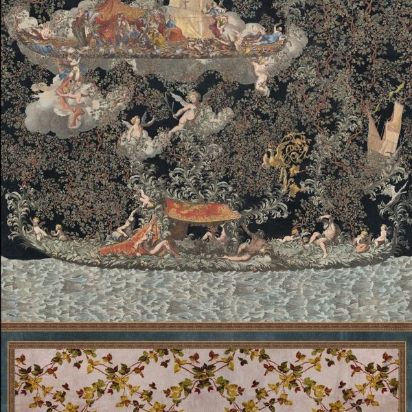 Mind The Gap Wallpaper Journey To Eden Dark | Allium Interiors