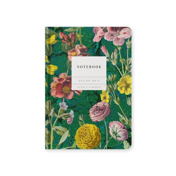 Kaleido Notebook A5 Marble Botanical | Allium Interiors