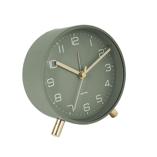 Karlsson Alarm Clock Lofty Green | Allium Interiors