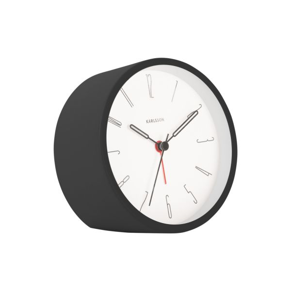 Karlsson Alarm Clock Belle Black | Allium Interiors