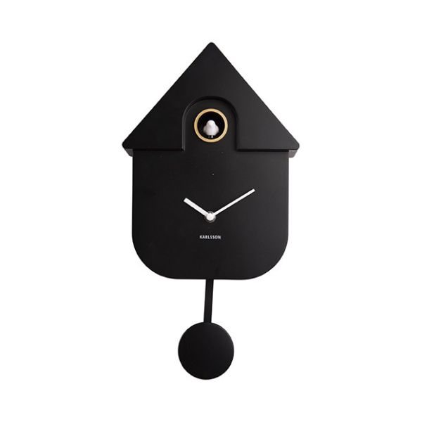Karlsson Clock Cuckoo Black | Allium Interiors
