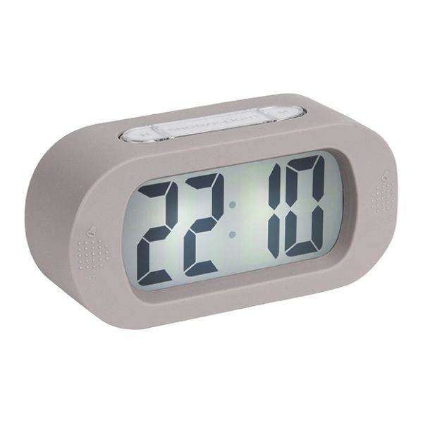Karlsson Alarm Clock Gummy Grey | Allium Interiors