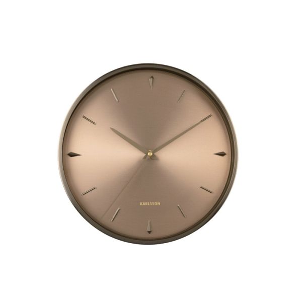 Karlsson Clock Jewel Gunmetal | Allium Interiors