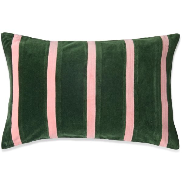 Kip&Co Tuscan Stripe Velvet Cushion | Allium Interiors