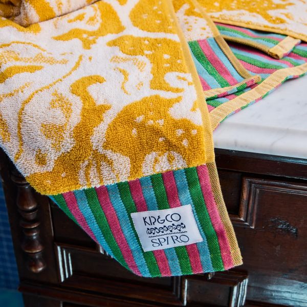 KIP&CO X Anna Spiro Elsternwig Fig Tree Towels | Allium Interiors