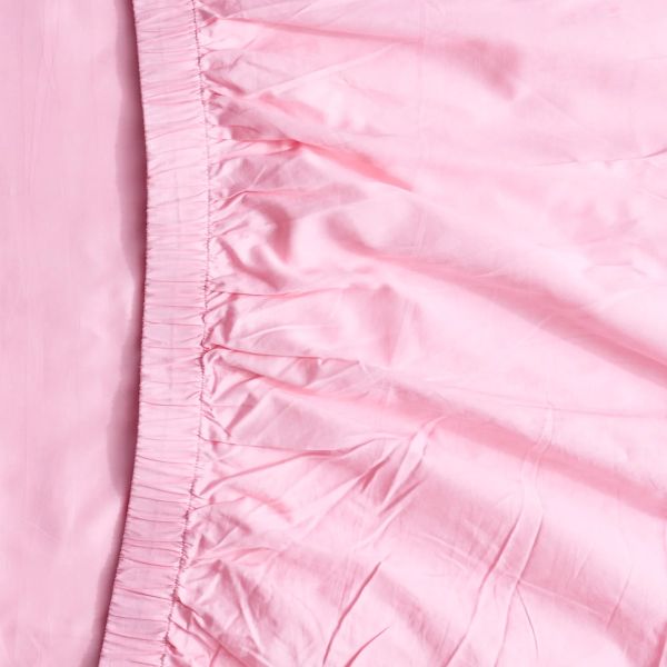 Kip&Co Glow In Marshmallow Bamboo Cotton Fitted Sheet | Allium Interiors